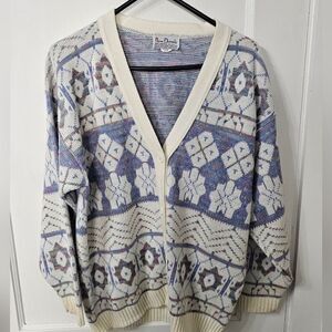 Vintage Nan Dorsey cardigan sz large, excellent condition